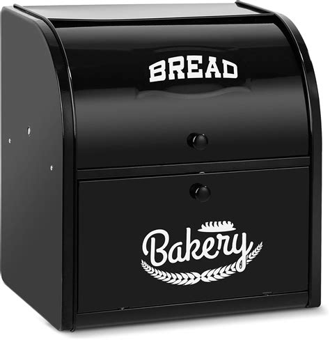 metal bread box kit|stainless steel bread boxes.